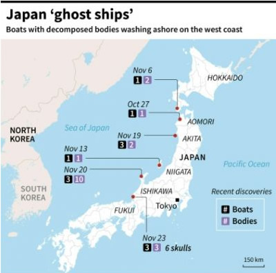 &nbspGhost boats mystery continues to grip Japan