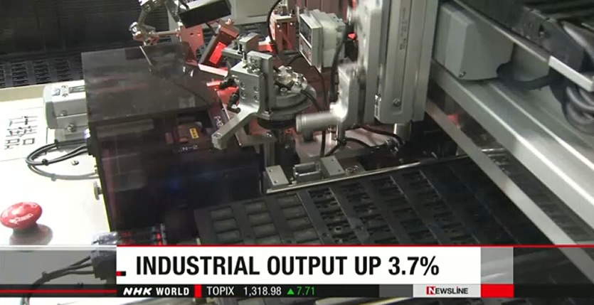 &nbspJapan's industrial output picks up in January