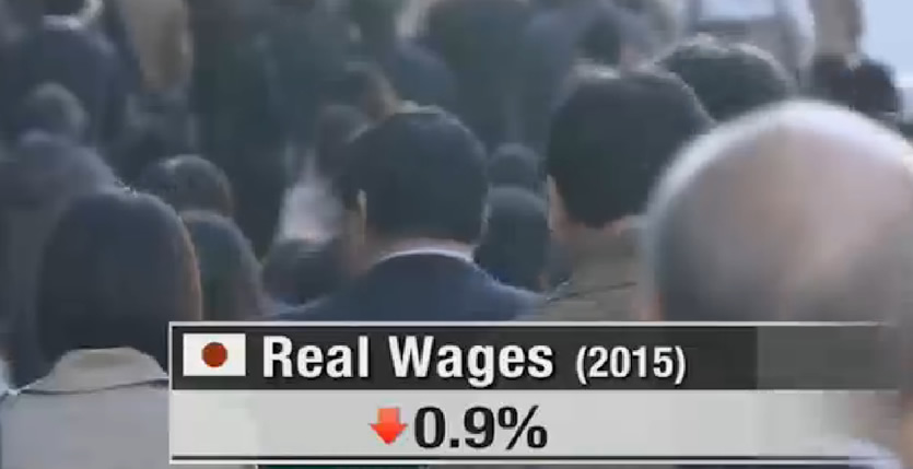&nbspJapan: Real wages down for 4th straight year