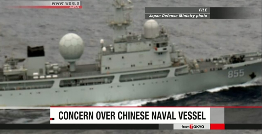 &nbspJapan expresses concern over China naval activity