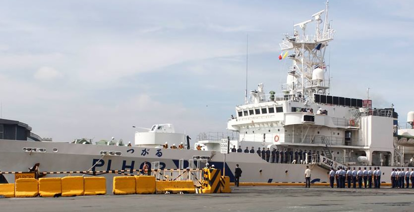 &nbspLarge Japanese Coast Guard vessel arrives in Philippines