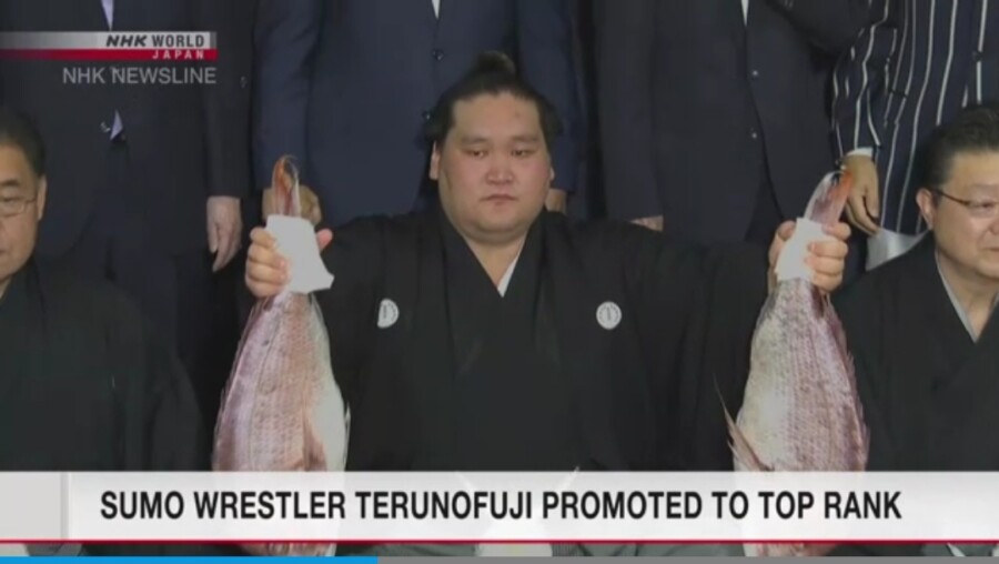 &nbspTerunofuji na promote bilang Yokozuna, ang highest ranking ng sumo