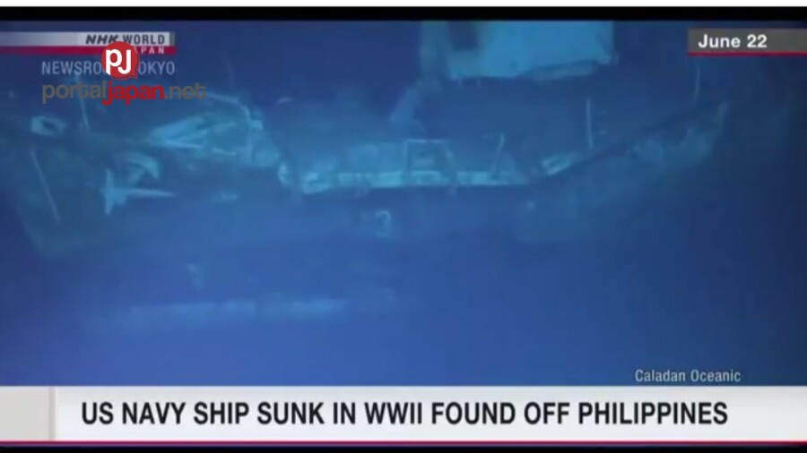 &nbspUS Navy ship na lumubog nuong WWII, natagpuan sa Pilipinas