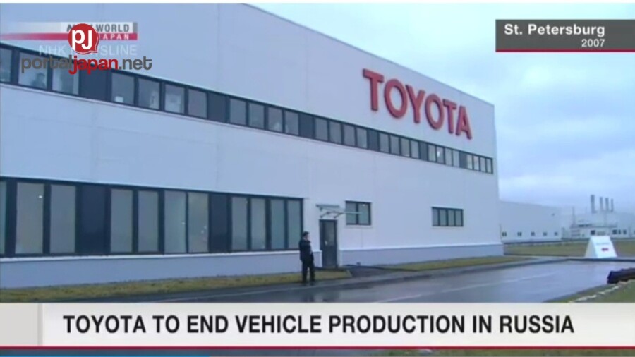 &nbspIhihinto na ng Toyota ang produksyon ng sasakyan sa Russia