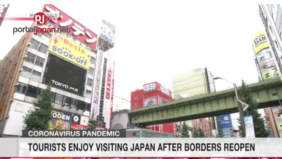 &nbspNasisiyahan ang mga turista sa pagbisita sa Japan pagkatapos muling buksan ang mga borders