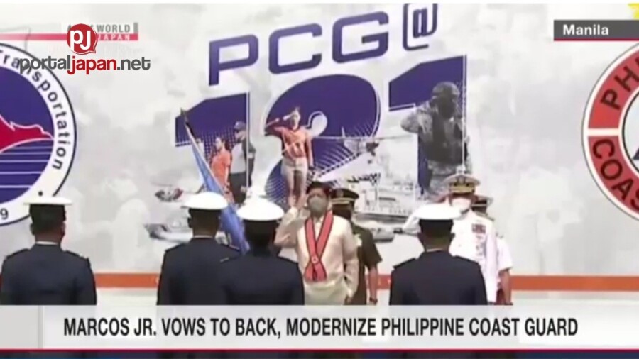 &nbspNangako si Marcos Jr. na susuportahan at gagawing moderno ang Philippine coast guard