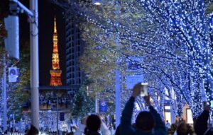 &nbspChristmas illumination sa Tokyo's Roppongi