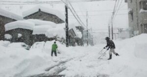 &nbspDeath toll mula sa heavy snow umabot na sa 4 katao sa central Japan's Niigata Pref.