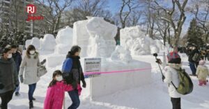 &nbspSapporo Snow Festival opens for 1st time in 3 yrs with 160 sculptures