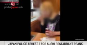 &nbspPolice inaresto ang 3 lalaki na nagviral na kalokohan sa isang sushi restaurant sa Japan