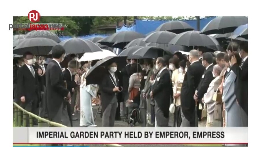 &nbspNagdaos ng unang Imperial garden party ang Emperor at Empress ng Japan mula nang magsimula ang pandemic