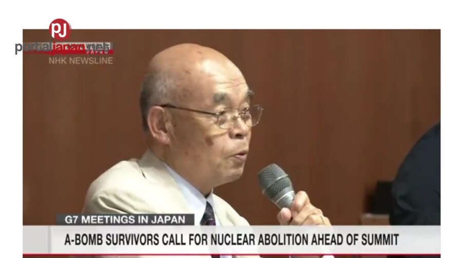 &nbspNanawagan ang mga nakaligtas sa atomic bomb para sa nuclear abolition bago ang Hiroshima G7 summit