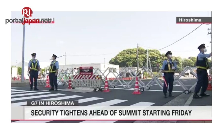 &nbspHinigpitan ang seguridad bago ang G7 summit sa Hiroshima simula Biyernes