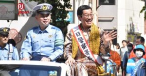 &nbspJapanese comedian na si Pikotaro nag promote ng traffic safety at tumayo bilang isang 1-day police station chief