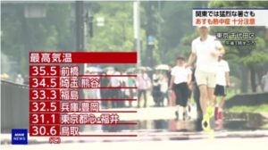 &nbspJapan weather officials nagbabala na mag-ingat sa heatstroke ngayong umiinit na ang temperatura