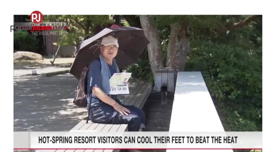 &nbspNag-aalok ang Izu hot spring resort sa mga bisita ng malamig na footbath