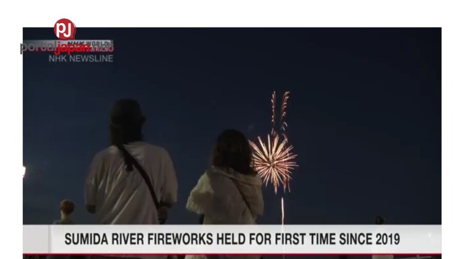 &nbspAng Sumida River Fireworks Festival ay ginanap sa unang pagkakataon sa loob ng apat na taon