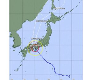 &nbspNag landfall na ang Bagyong Lan sa kanlurang Japan