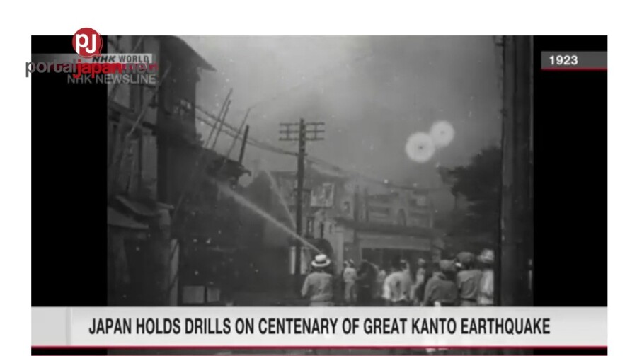 &nbspNagdaos ang Japan ng pangunahing disaster drill sa sentenaryo ng Great Kanto Earthquake