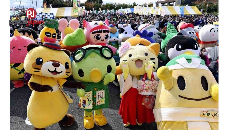 &nbsp155 PR Mascots Nagtipon sa Saitama Prefecture Para sa 'World Character Summit,' Kasama si Honuppi mula sa Hawaii