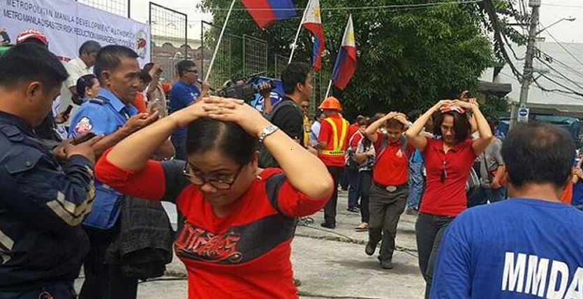 &nbspMetro Manila conducts 'stepped-up' earthquake drill