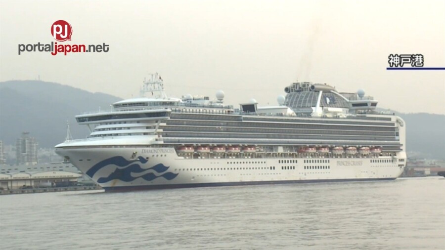 &nbspAng Kobe port ng Japan ay tinatanggap ang unang dayuhang cruise ship sa loob ng 3 taon