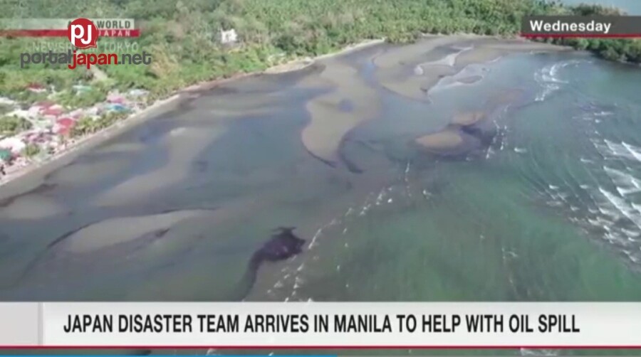 &nbspDumating ang Japan disaster team sa Maynila para tumulong sa oil spill