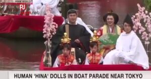 &nbspChiba festival features boat procession with human 'Hina' dolls
