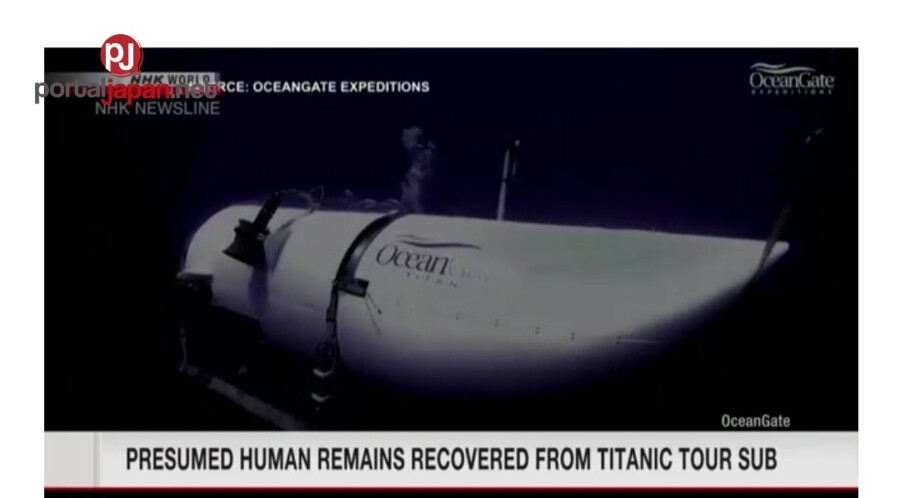 &nbspIpinapalagay na mga labi ng tao ay natagpuan sa mga labi ng Titanic tour submersible