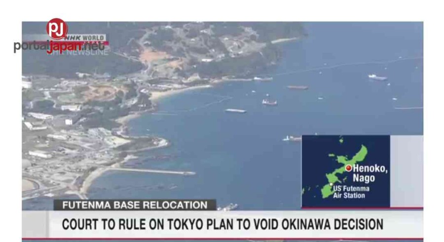 &nbspAng korte ng Japan ay magpapasya sa paggamit ng override power upang ilipat ang base ng US sa Okinawa