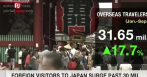 Foreign visitors sa Japan, lumampas sa 30 milyon noong Enero hanggang Setyembre  Foreign visitors sa Japan, lumampas sa 30 milyon noong Enero hanggang Setyembre